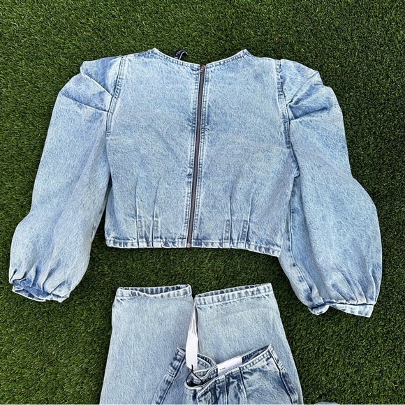 Zara denim top jeans set - Picture 8 of 10